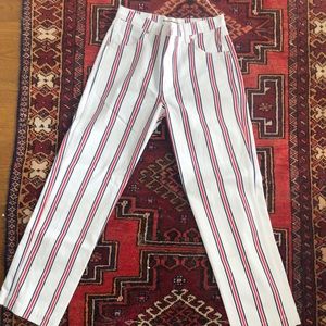 Reformation striped jeans